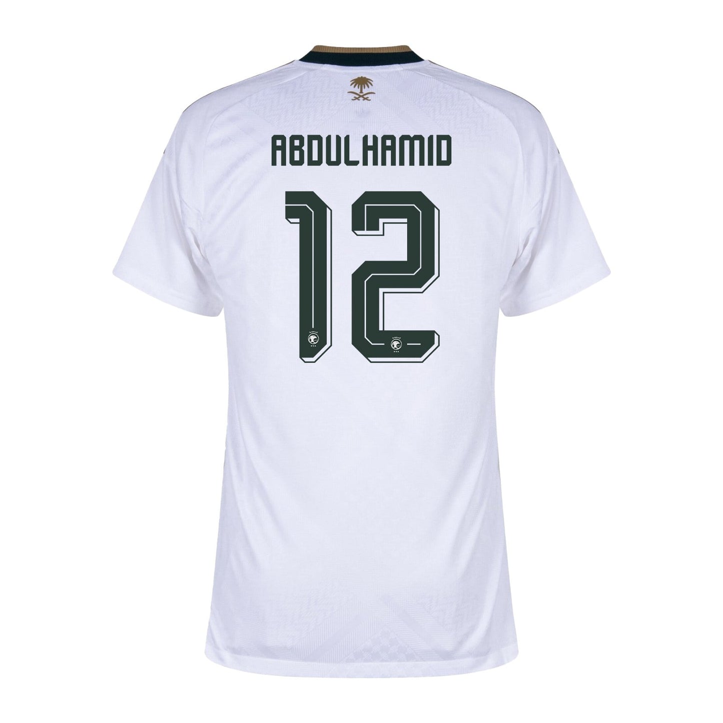 Saud Abdulhamid 12 Saudi Arabia National Team 2026 Away Jersey - White, Men