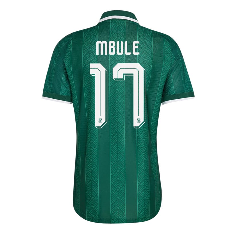Sipho Mbule 17 South Africa National Team 2026 Away Jersey - Green, Men
