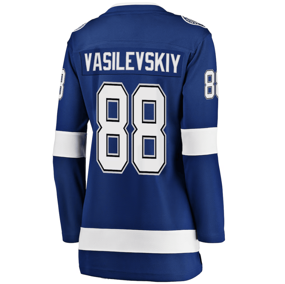 Andrei Vasilevskiy 88 Tampa Bay Lightning Women's Breakaway Player Jersey - Blue