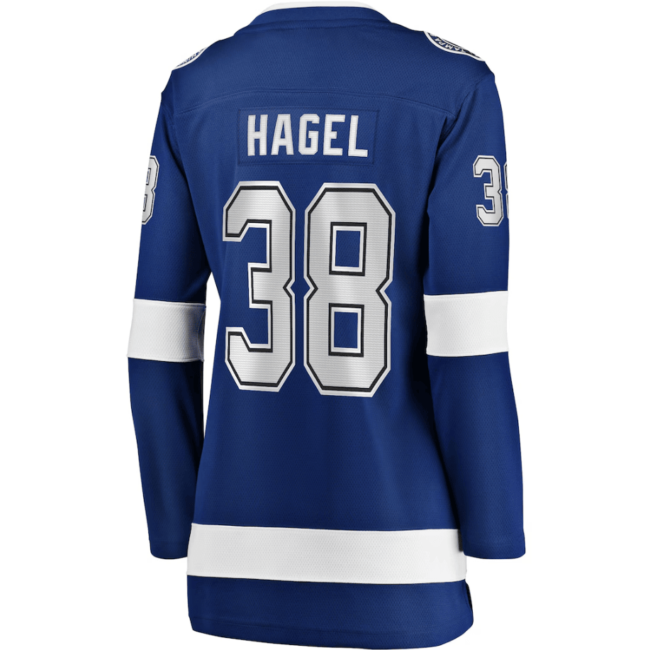 Brandon Hagel 38 Tampa Bay Lightning Women's Home Breakaway Player Jersey - Blue
