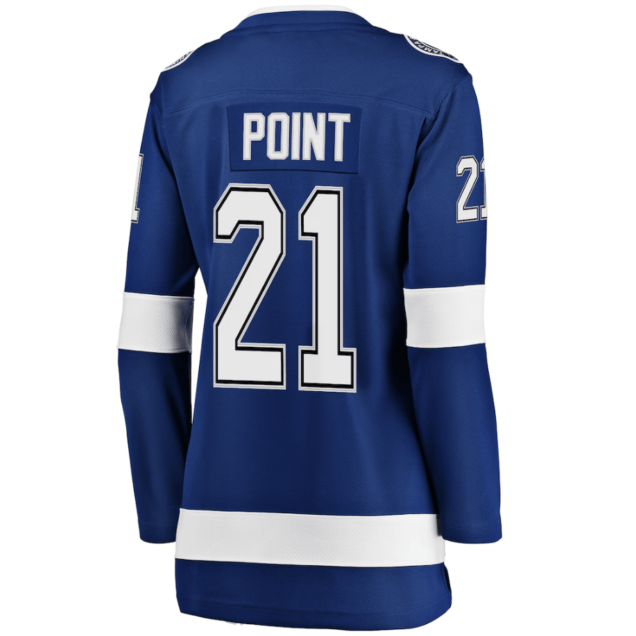 Brayden Point 21 Tampa Bay Lightning Women's Breakaway Player Jersey - Blue