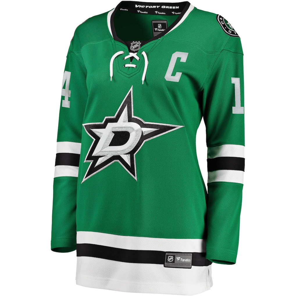 Jamie Benn 14 Dallas Stars Women's Home Breakaway Jersey - Kelly Green