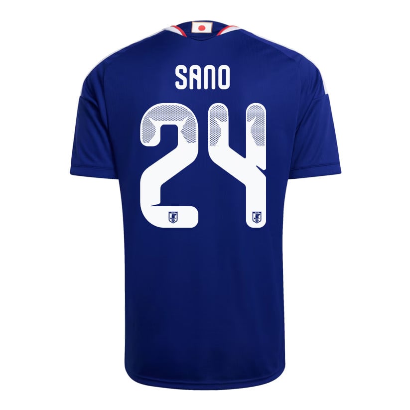Kaishu Sano 24 Japan National Team 2026 Home Jersey - Blue, Men