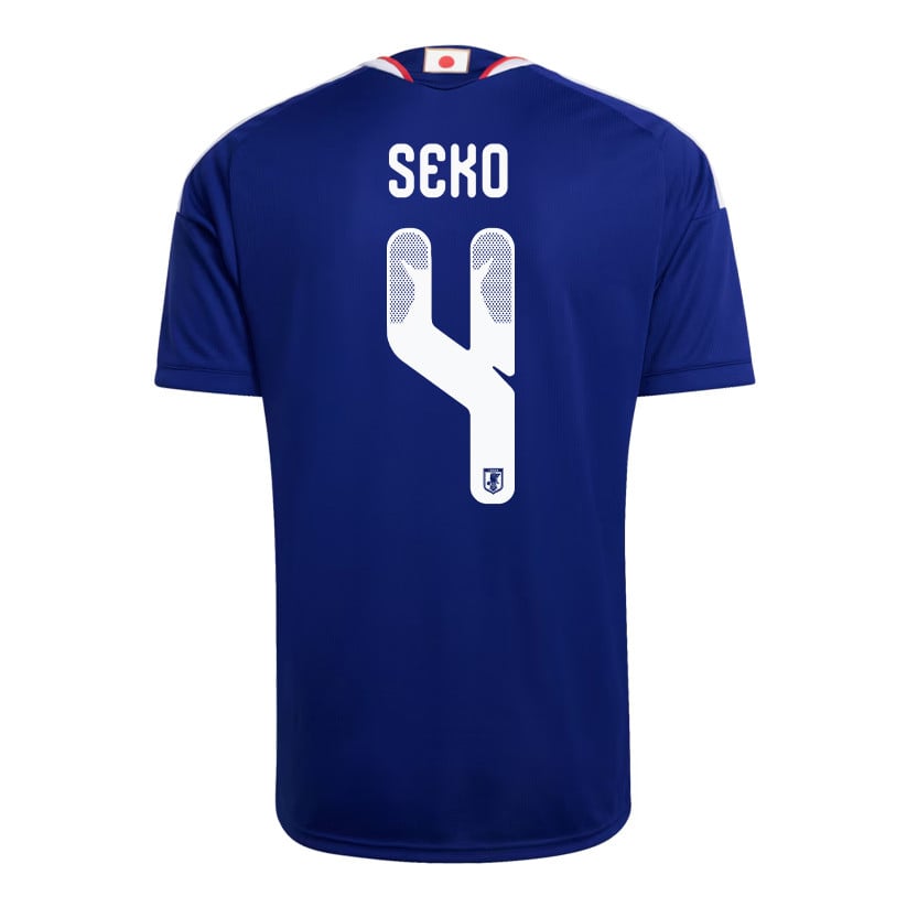 Ayumu Seko 4 Japan National Team 2026 Home Jersey - Blue, Men