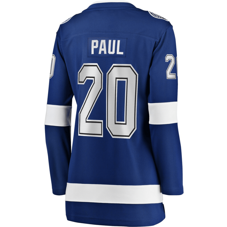Nicholas Paul 20 Tampa Bay Lightning Women's Home Breakaway Player Jersey - Blue
