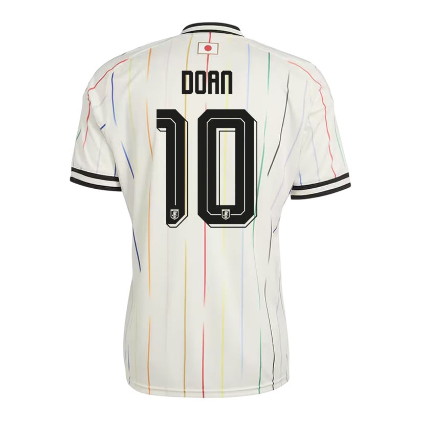 Ritsu Doan 10 Japan National Team 2026 Away Jersey - Off White, Men