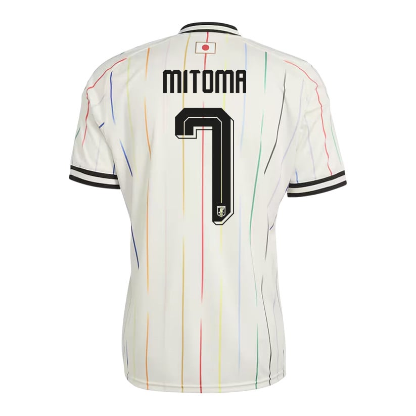 Kaoru Mitoma 7 Japan National Team 2026 Away Jersey - Off White, Men