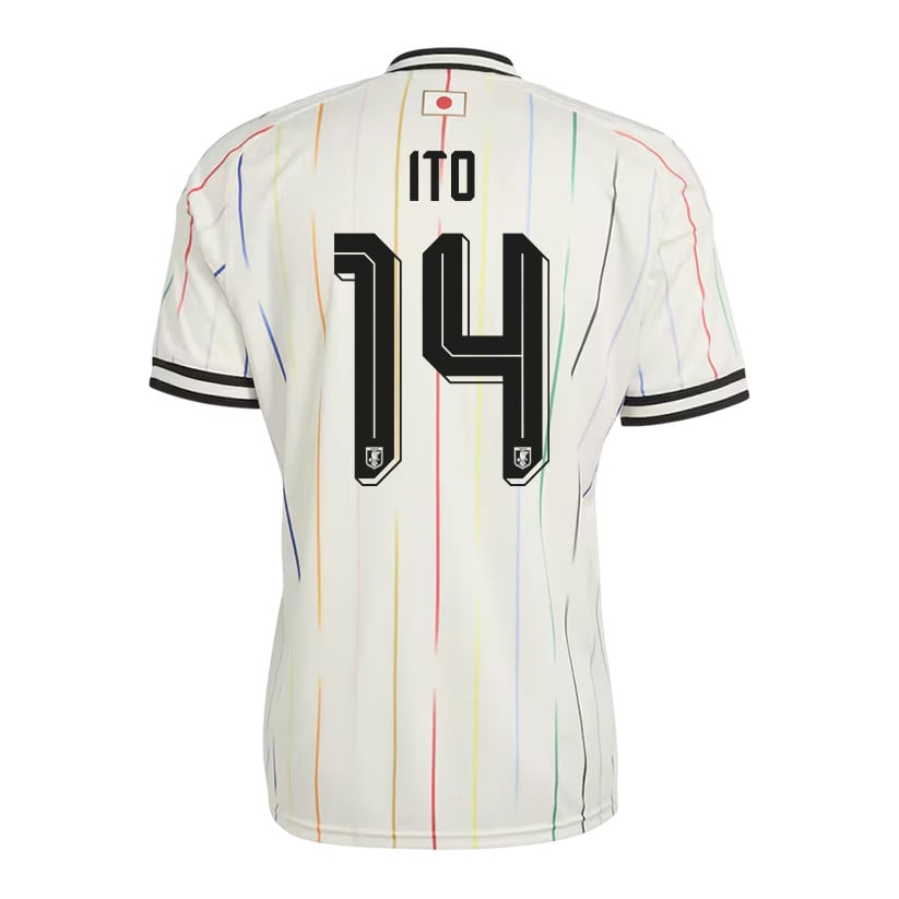 Junya Ito 14 Japan National Team 2026 Away Jersey - Off White, Men