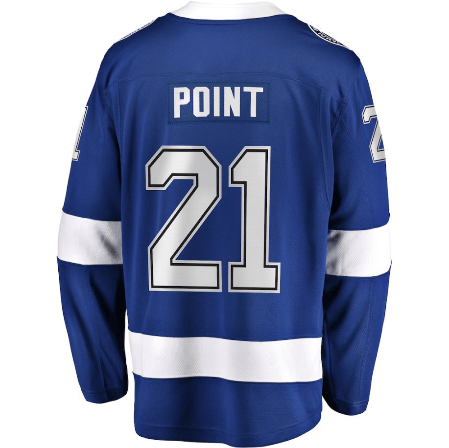 Brayden Point 21 Tampa Bay Lightning Breakaway Jersey - Blue