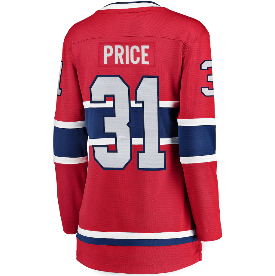 Carey Price 31 Montreal Canadiens Women's Home Breakaway Jersey - Red