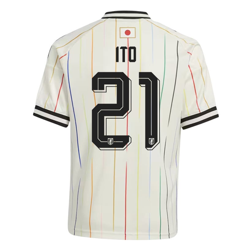 Hiroki Ito 21 Youth Japan National Team 2026 Away Jersey - Off White