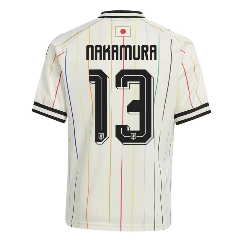Keito Nakamura 13 Youth Japan National Team 2026 Away Jersey - Off White