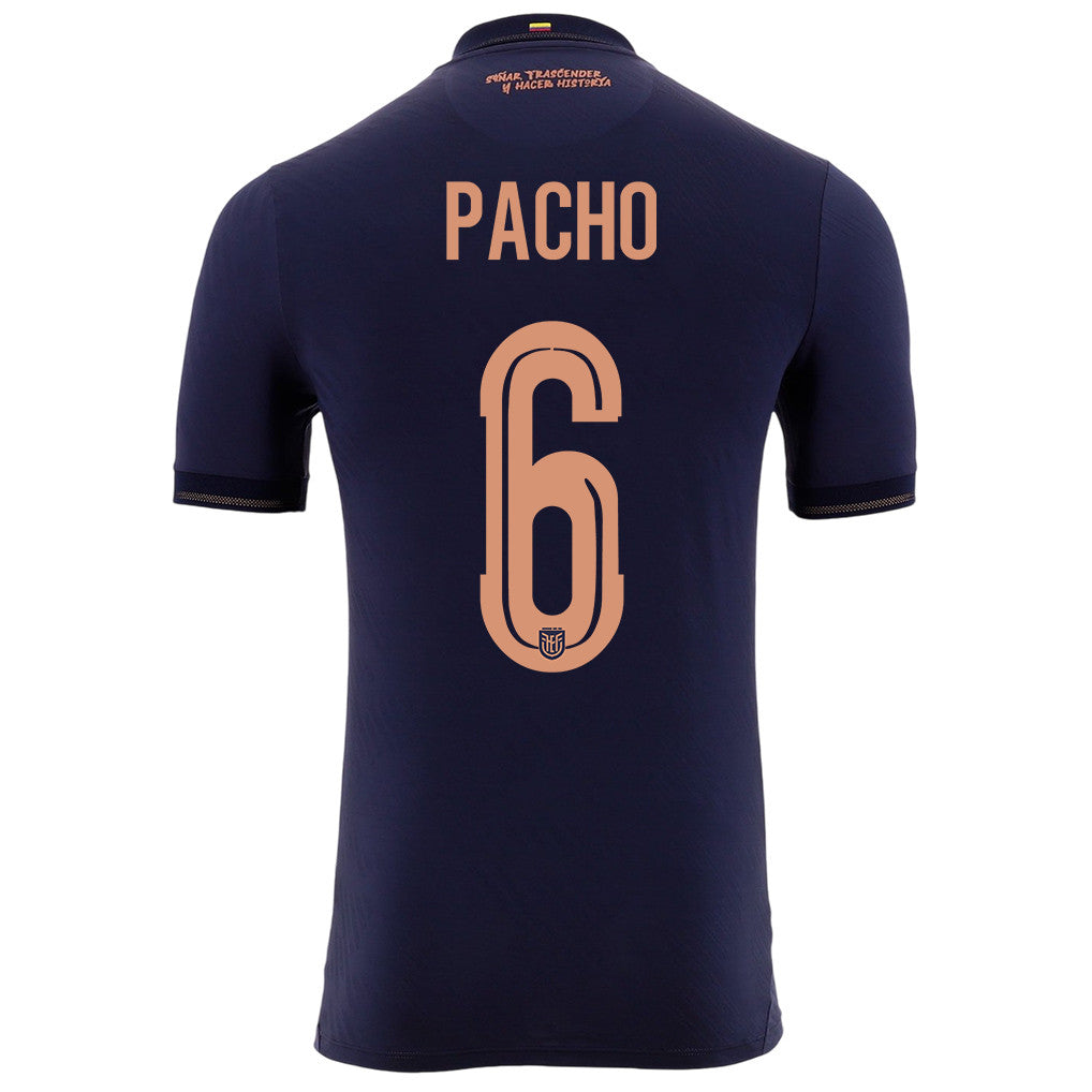 Willian Pacho 6 Ecuador National Team 2026 Away Jersey - Navy, Men