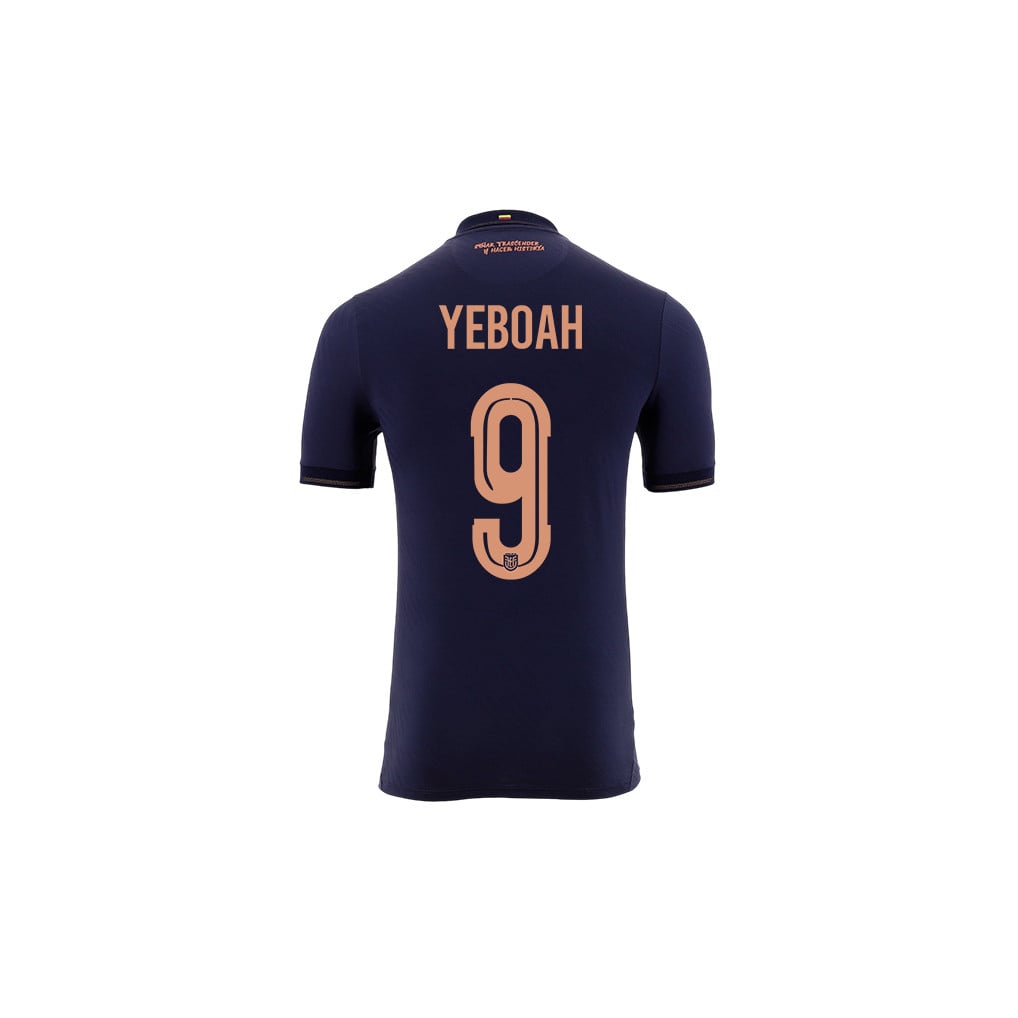 John Yeboah 9 Youth Ecuador National Team 2026 Away Jersey - Navy