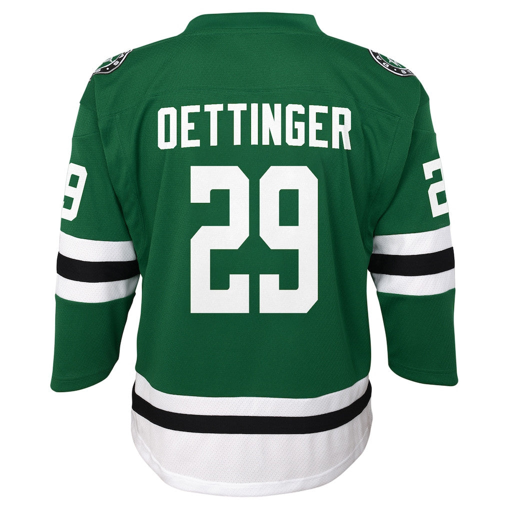 Jake Oettinger 29 Dallas Stars Youth Home Player Jersey - Kelly Green