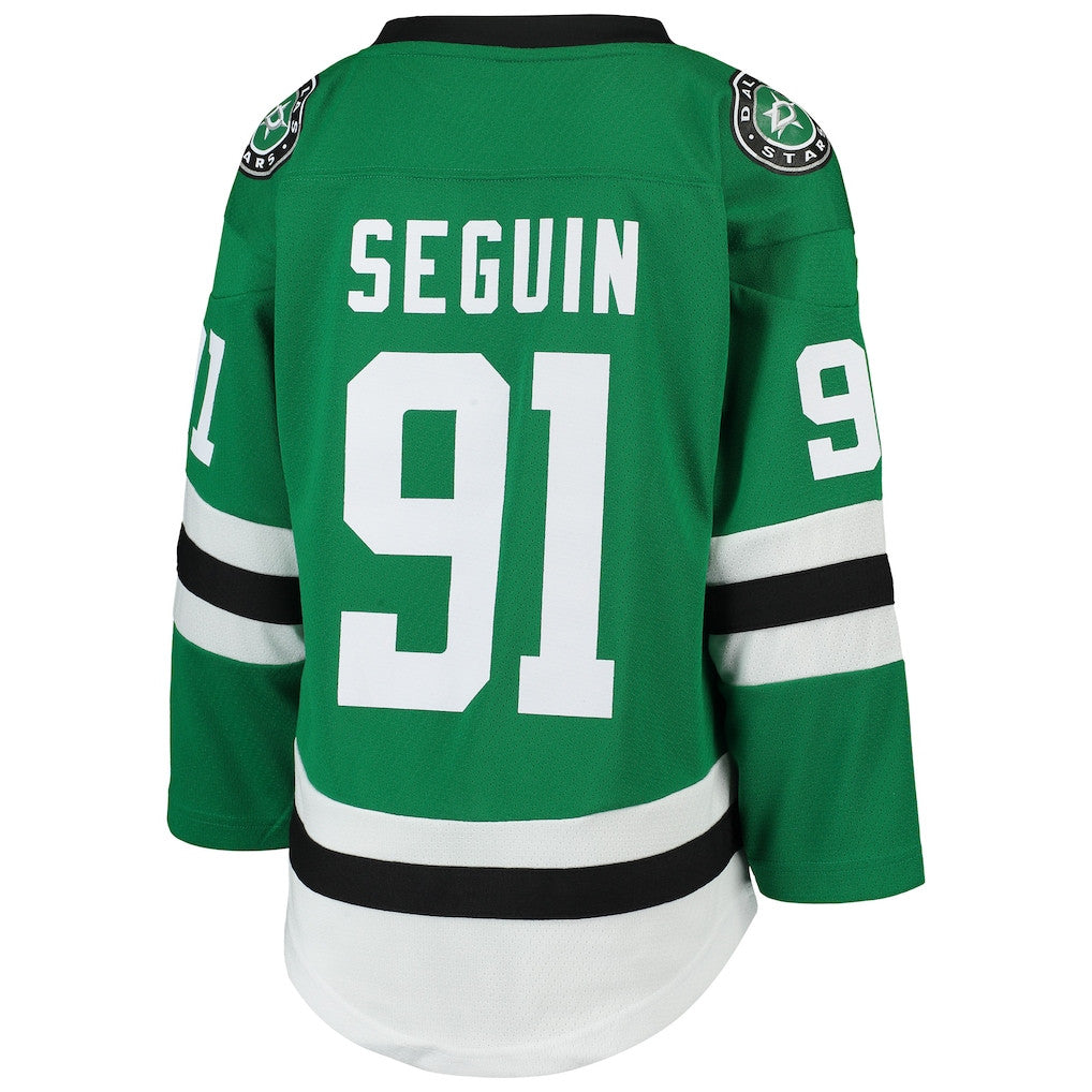 Tyler Seguin 91 Dallas Stars Youth Home Player Jersey - Kelly Green