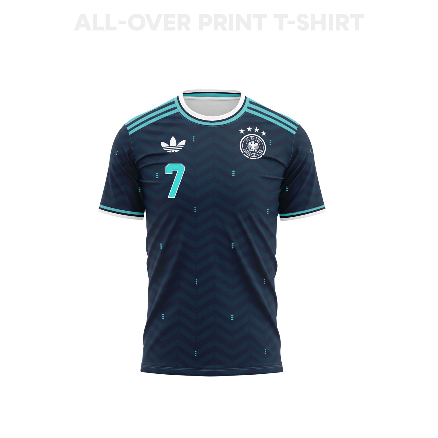 Bote Baku 7 Germany 2026 Away 3D T-Shirt Fully Printed – Unisex, Navy