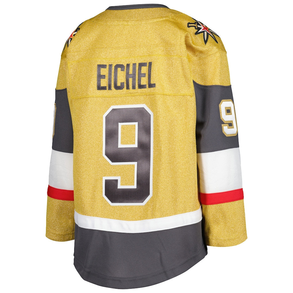 Jack Eichel 9 Vegas Golden Knights Youth Home Player Jersey - Gold
