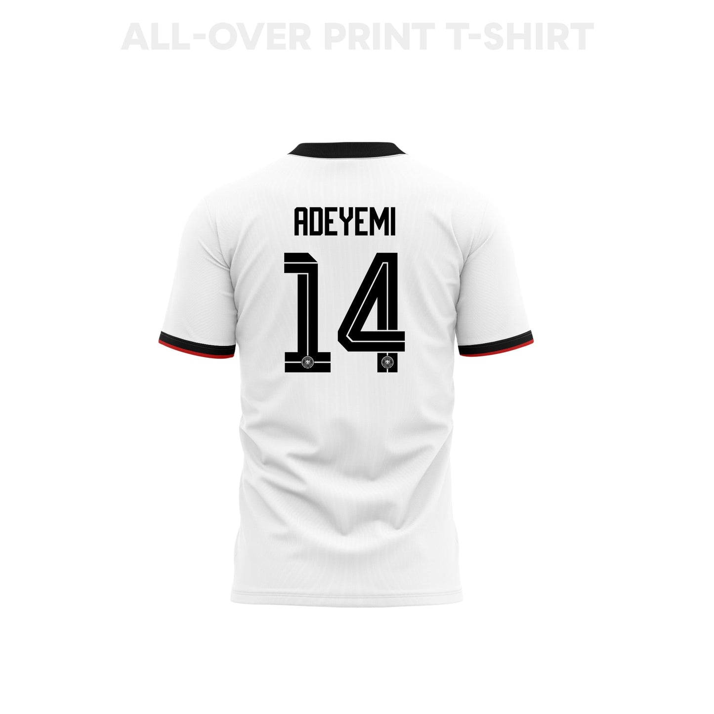 Karim Adeyemi 14 Youth Germany 2026 Home 3D T-shirt Fully Printed – White