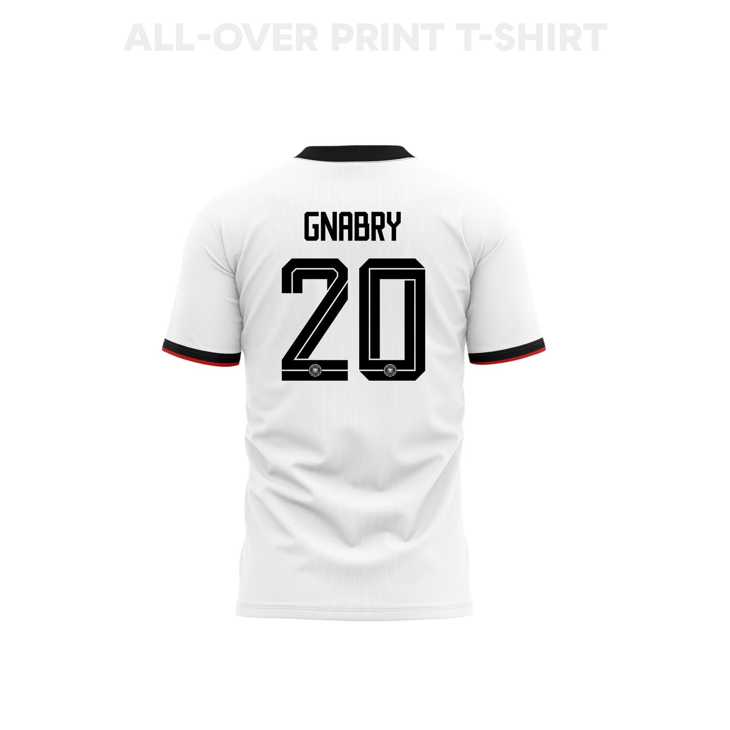 Serge Gnabry 20 Youth Germany 2026 Home 3D T-shirt Fully Printed – White