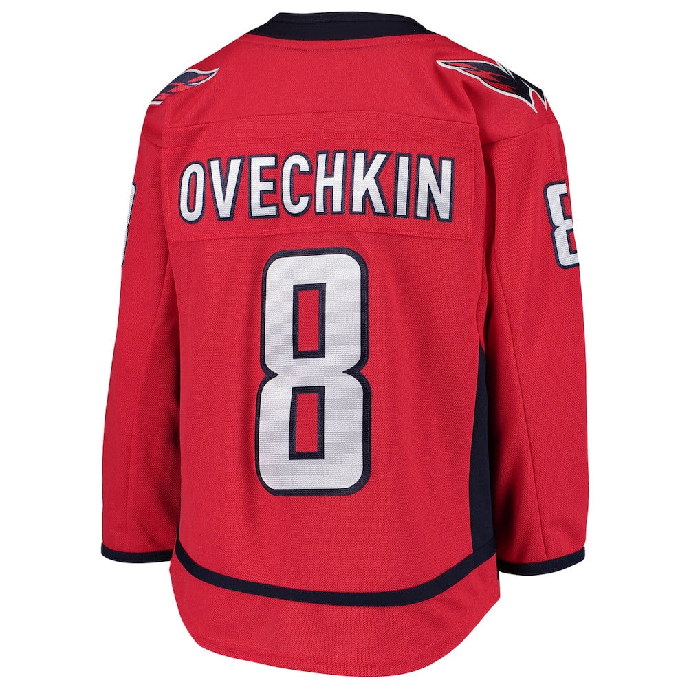 Alexander Ovechkin 8 Washington Capitals Home Player Jersey - Youth, Red