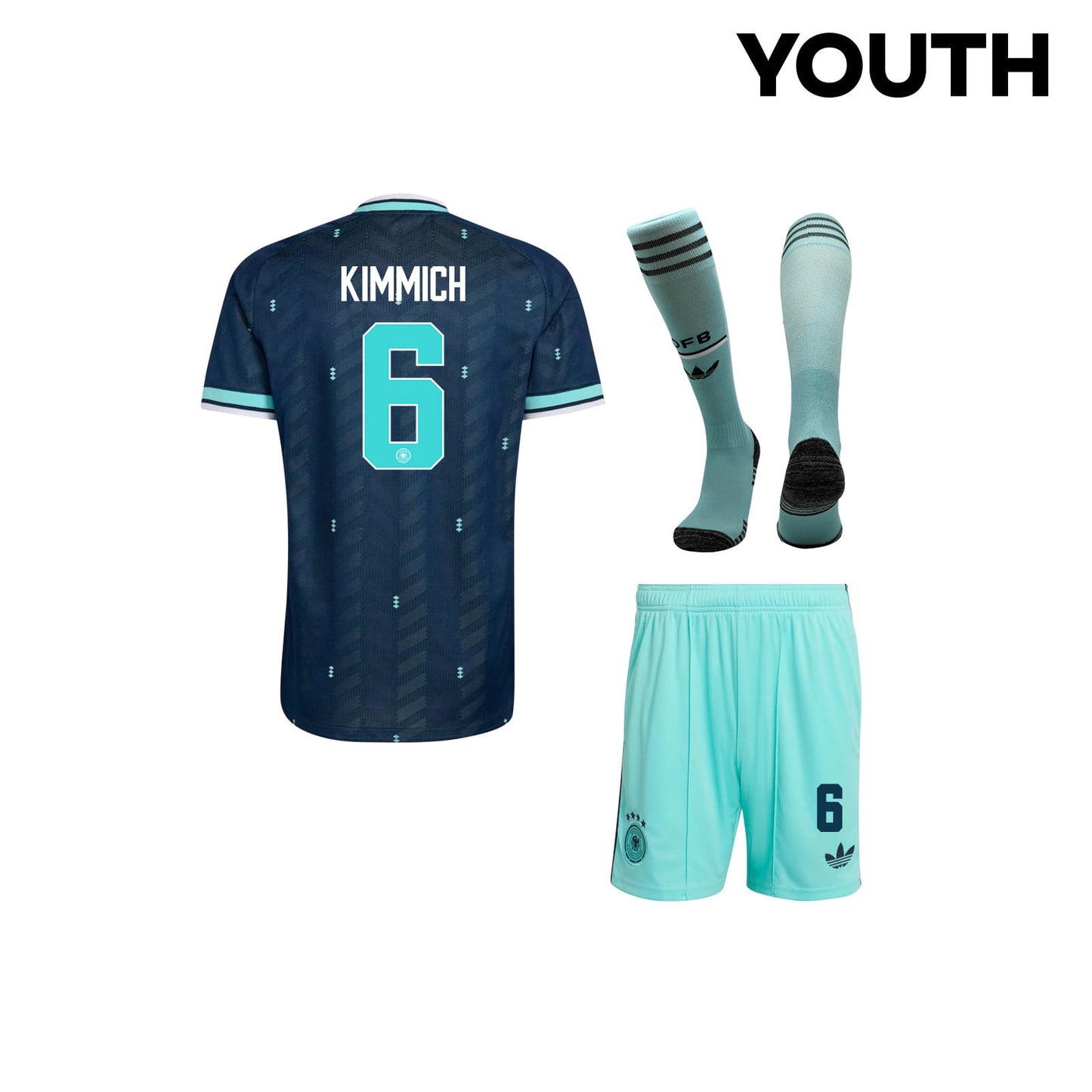 Joshua Kimmich 6 Germany 2026 YOUTH Away Kit Set – Navy