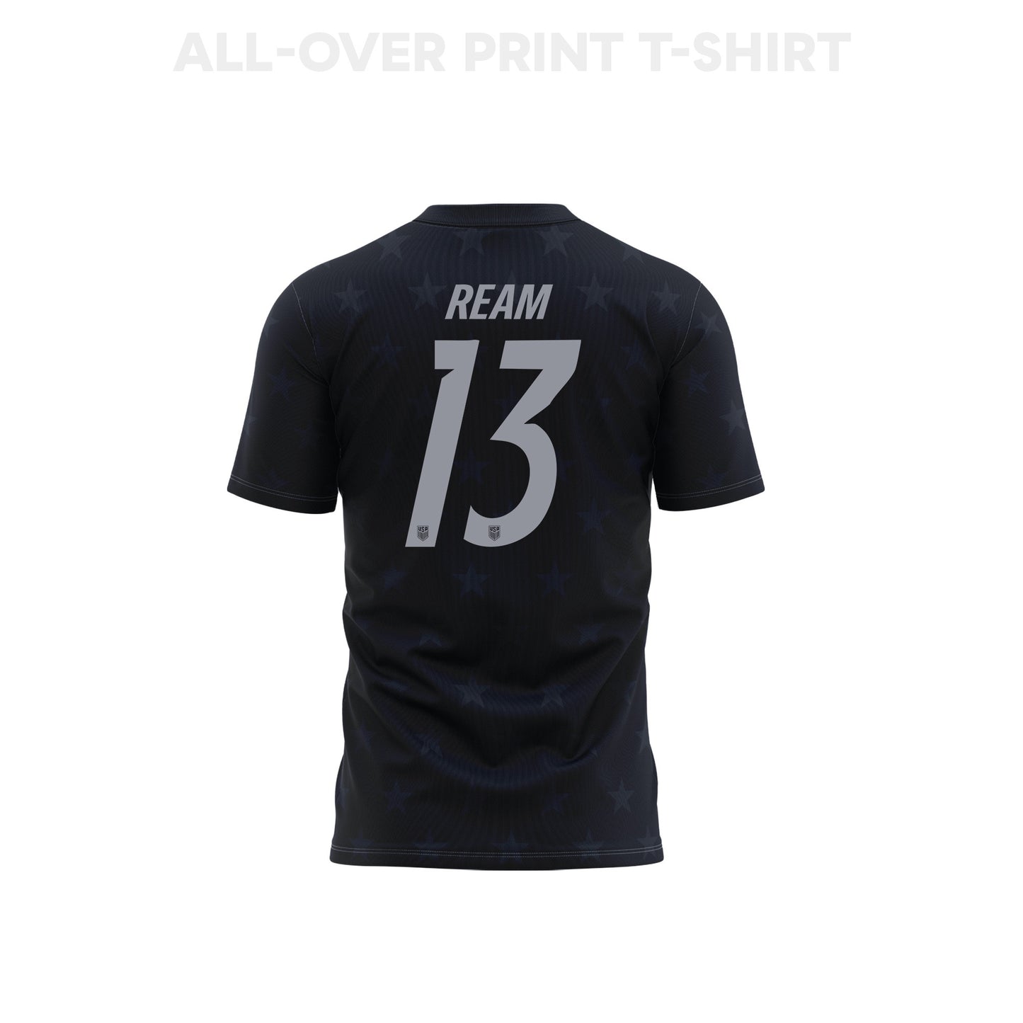 Tim Ream 13 Youth USMNT 2026 Away 3D T-shirt Fully Printed – Black