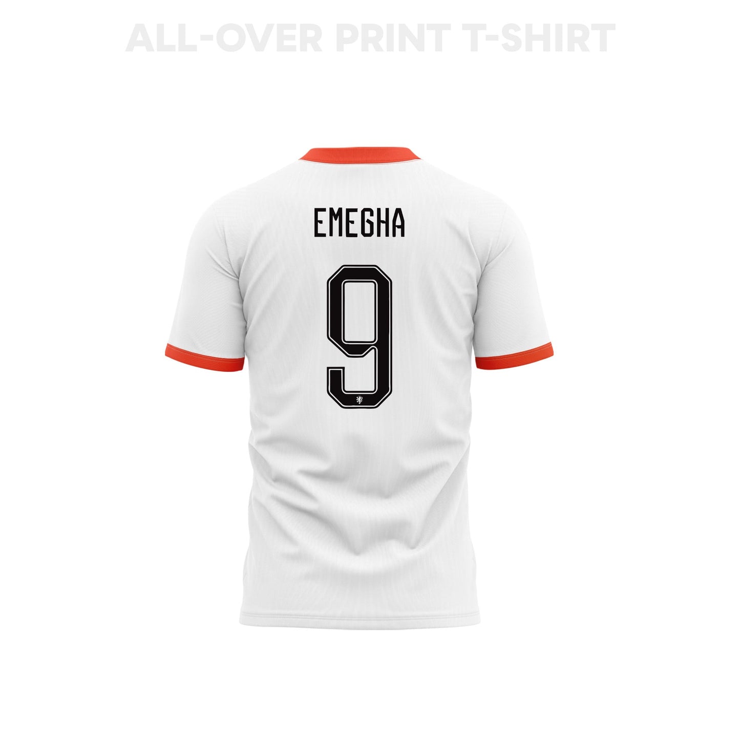Emmanuel Emegha 9 Youth Netherlands 2026 Away 3D T-shirt Fully Printed – White