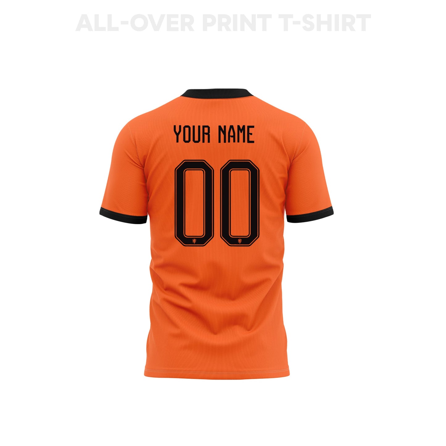 Netherlands 2026 Youth Home 3D T-shirt Fully Printed – Personalized – Orange