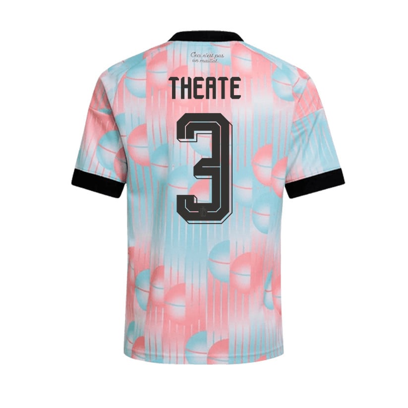Arthur Theate 3 Belgium 2026 Away Men Jersey & Shorts Set – Light Blue