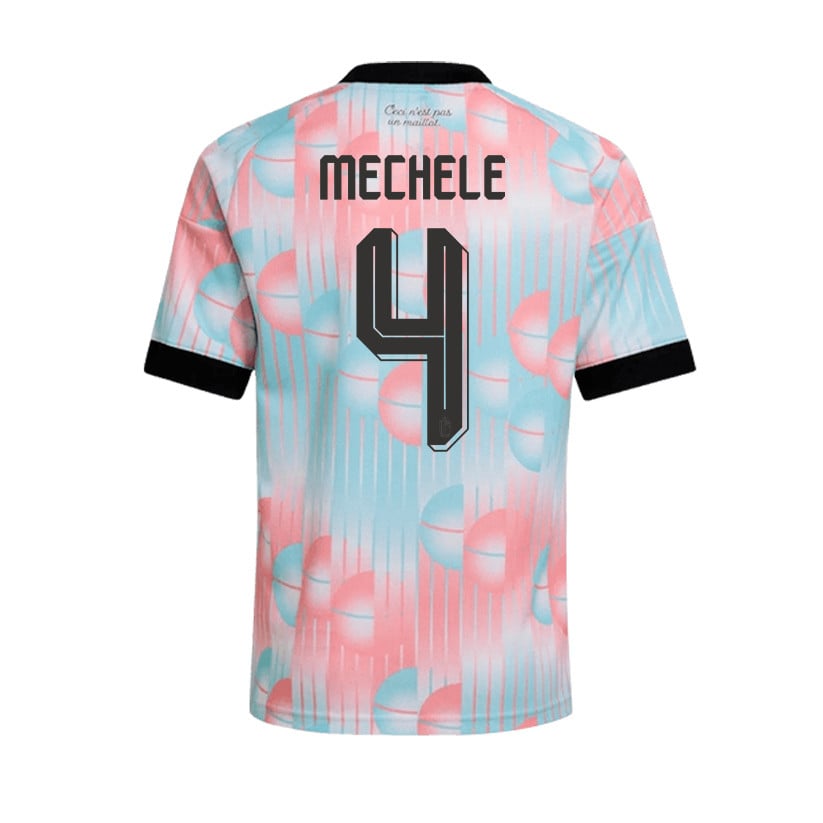 Brandon Mechele 4 Belgium 2026 YOUTH Away Jersey & Shorts Set - Light Blue