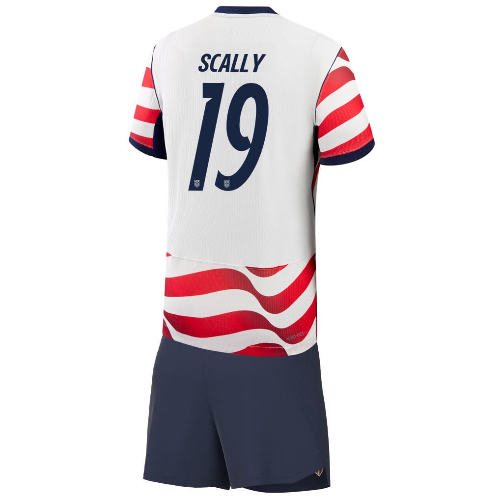 Joe Scally 19 USMNT 2026 YOUTH Home Jersey & Shorts Set