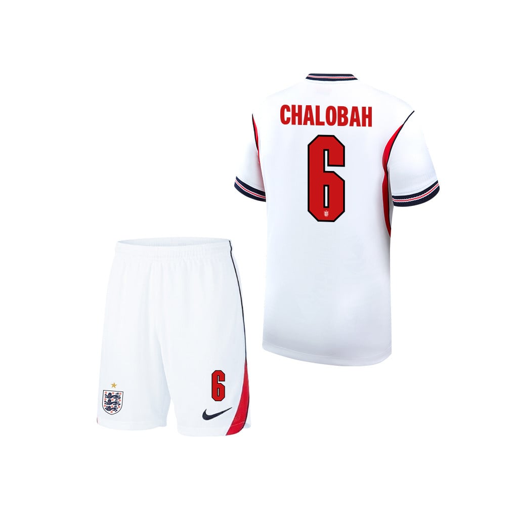 Trevoh Chalobah 6 England 2026 YOUTH Home Jersey & Shorts Set - White