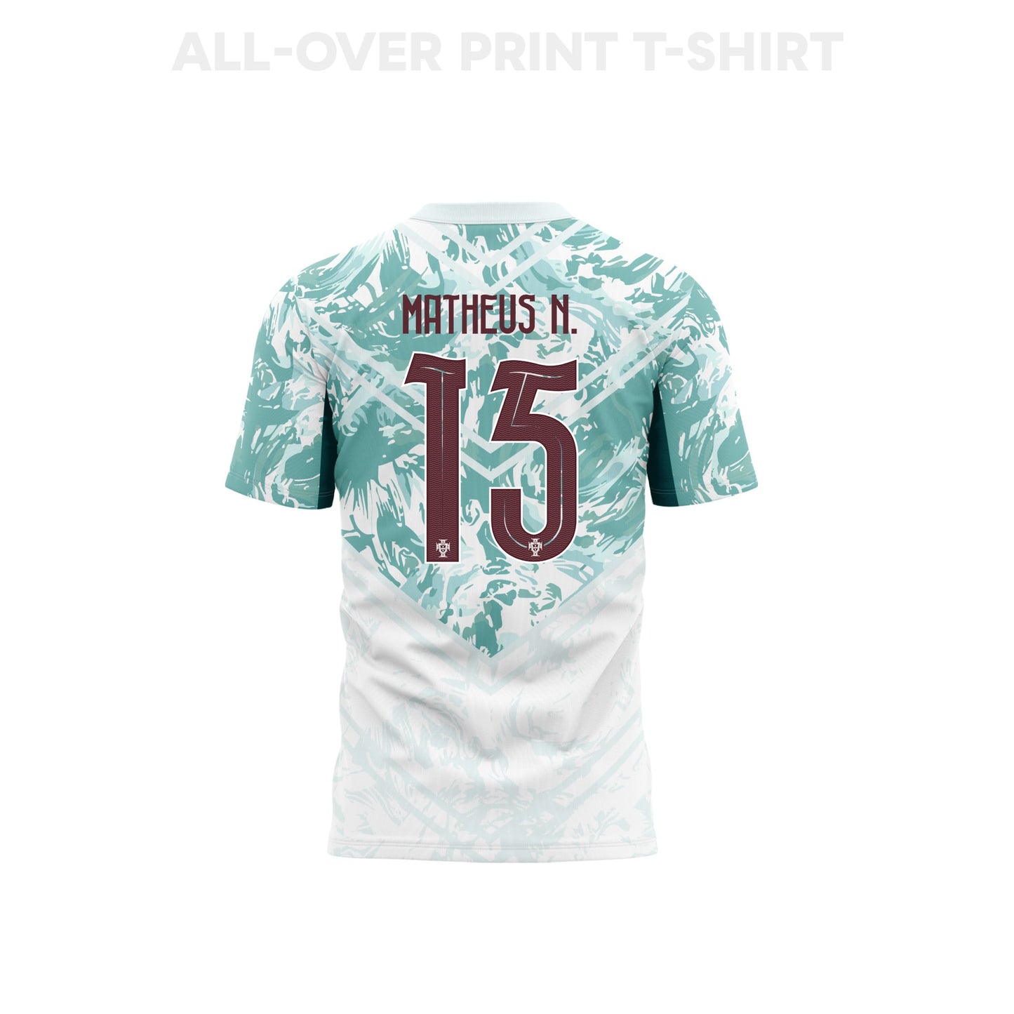 Matheus Nunes 15 Portugal 2026 Away 3D T-Shirt Fully Printed – Unisex, White