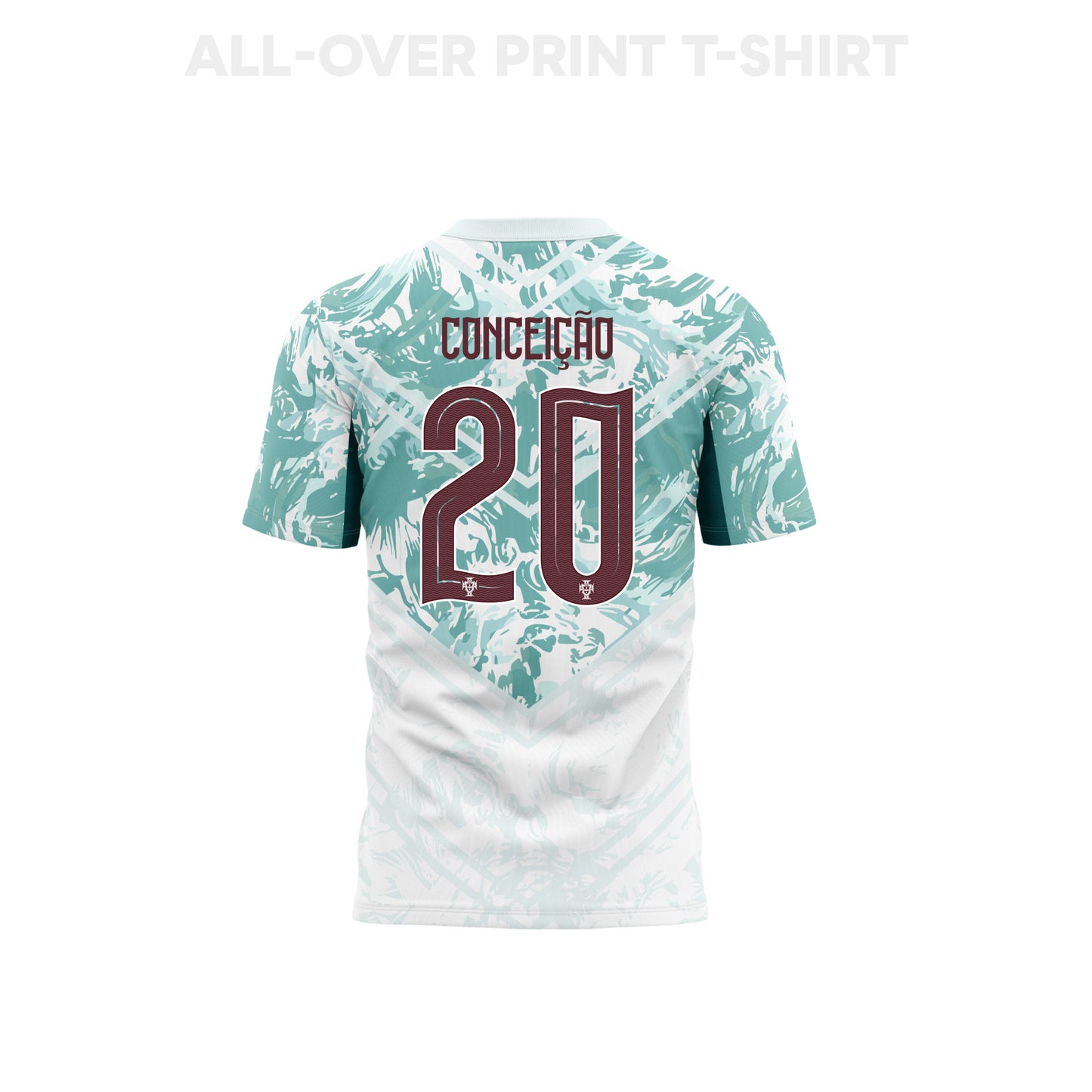 Francisco Conceição 20 Portugal 2026 Away 3D T-Shirt Fully Printed – Unisex, White