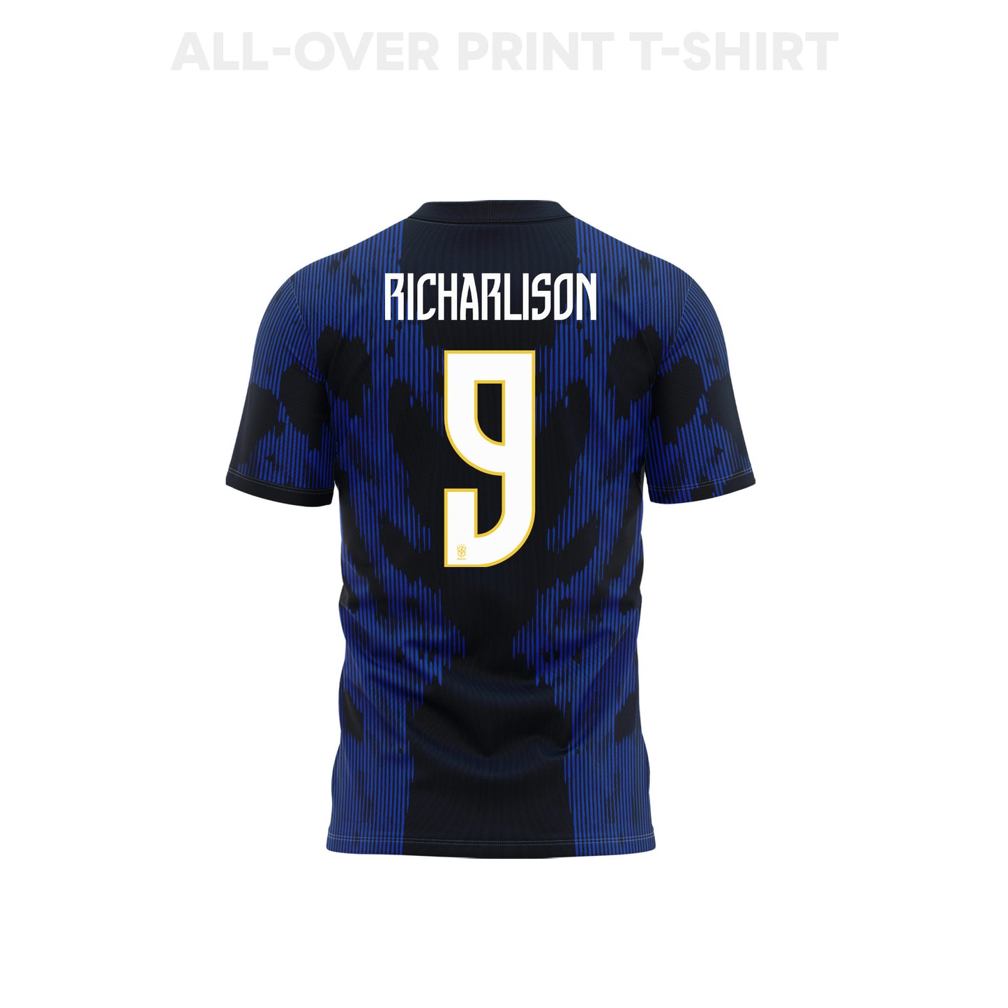 Richarlison 9 Youth Brazil 2026 Away 3D T-shirt Fully Printed – Blue