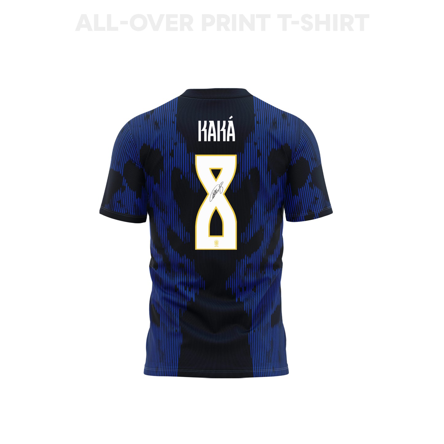 Kaká 8 Youth Brazil 2026 Away 3D T-shirt Fully Printed – Blue
