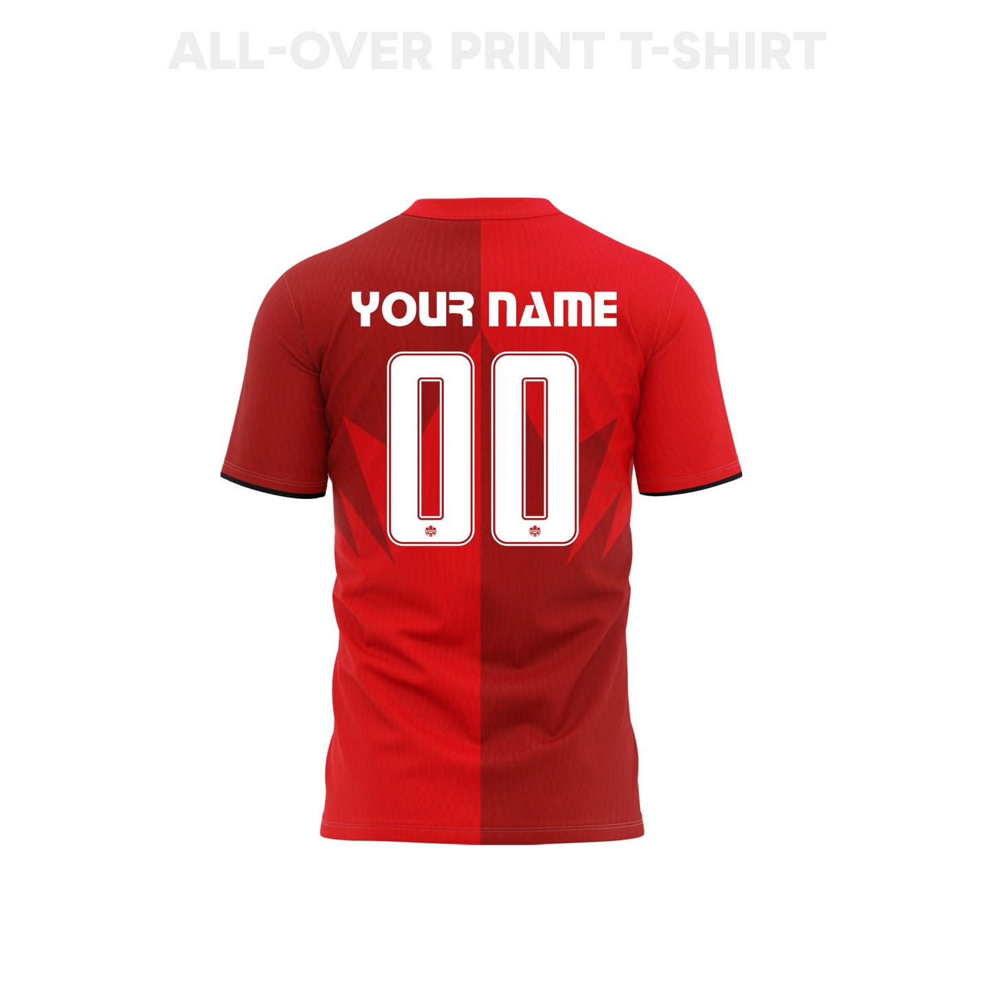 Canada 2026 Home 3D T-Shirt Fully Printed – Personalized – Unisex, Red