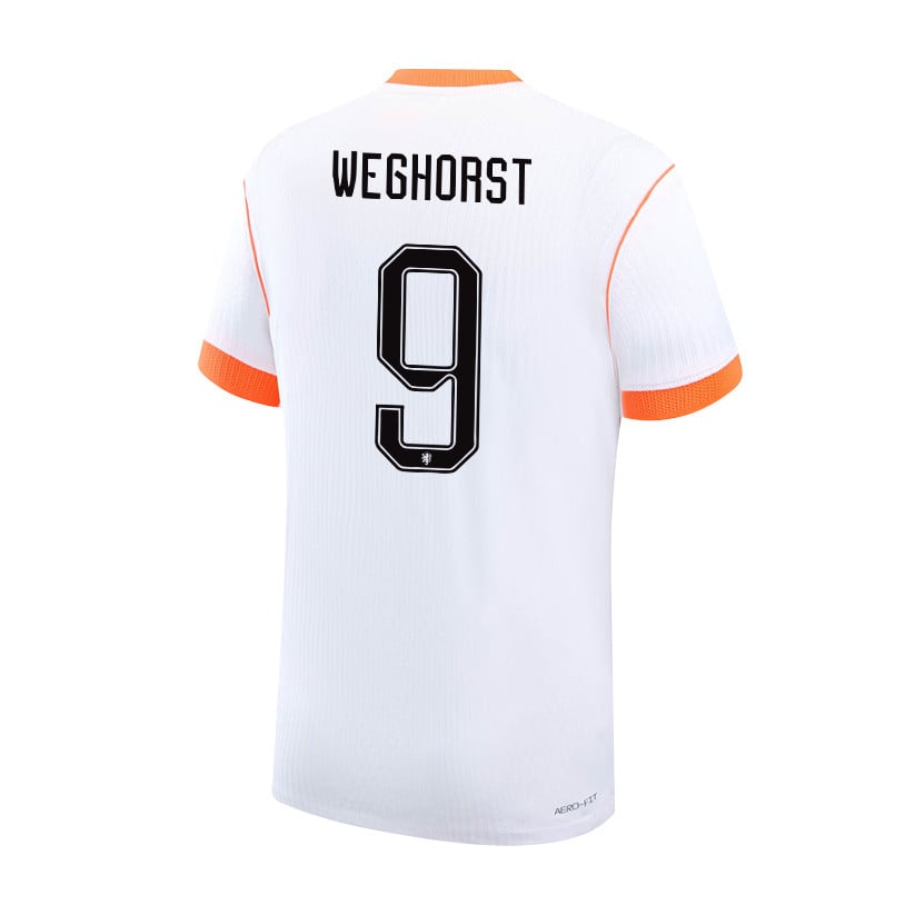 Wout Weghorst 9 Netherlands 2026 Away Men Jersey & Shorts Set – White