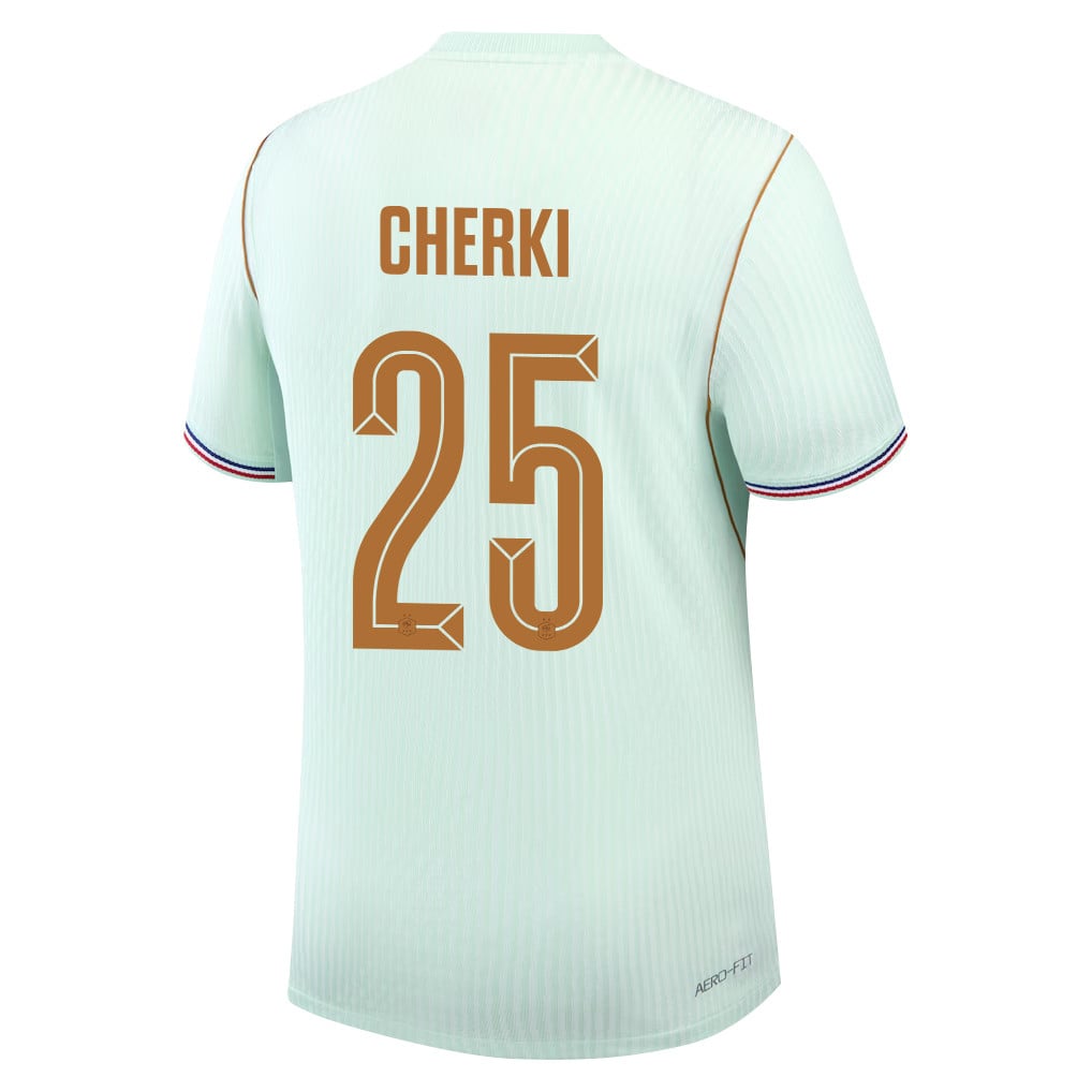 Rayan Cherki 25 France 2026 Away Men Jersey & Shorts Set – Green