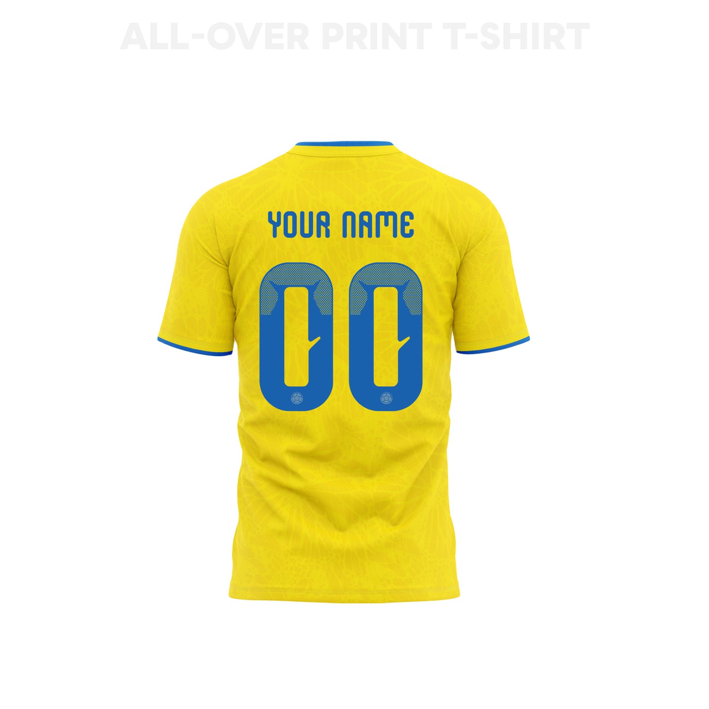 Colombia 2026 Home 3D T-Shirt Fully Printed – Personalized – Unisex, Yellow