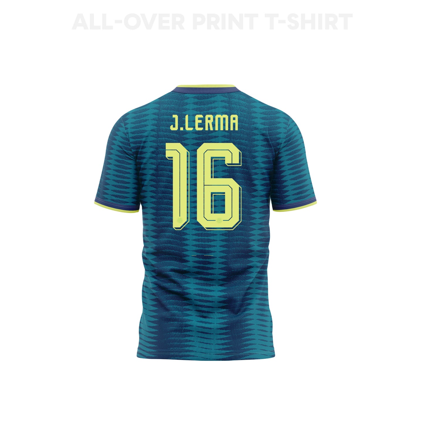 Jefferson Lerma 16 Youth Colombia 2026 Away 3D T-shirt Fully Printed – Turquoise