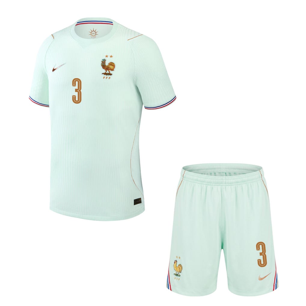 Lucas Digne 3 France 2026 YOUTH Away Jersey & Shorts Set - Green