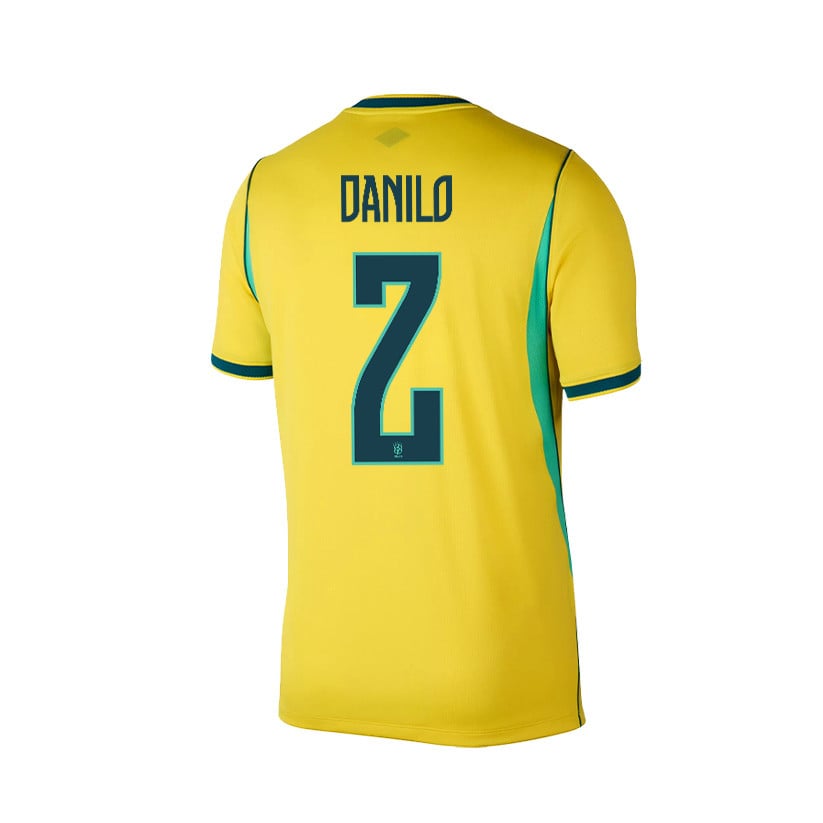 Danilo 2 Brazil 2026 Home Men Jersey & Shorts Set – Yellow
