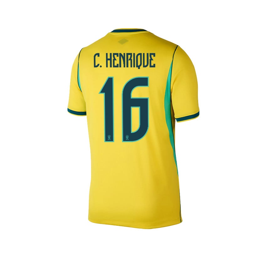 Caio Henrique 16 Brazil 2026 YOUTH Home Jersey & Shorts Set - Yellow