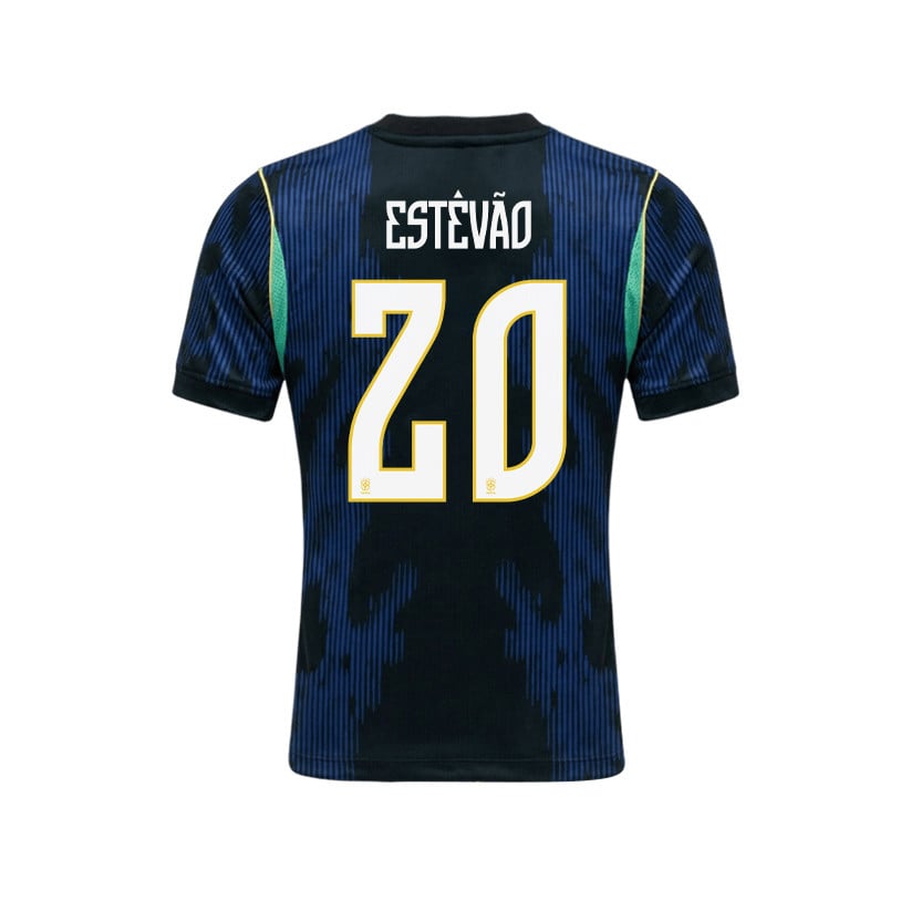 Estêvão 20 Brazil 2026 YOUTH Away Jersey & Shorts Set - Blue