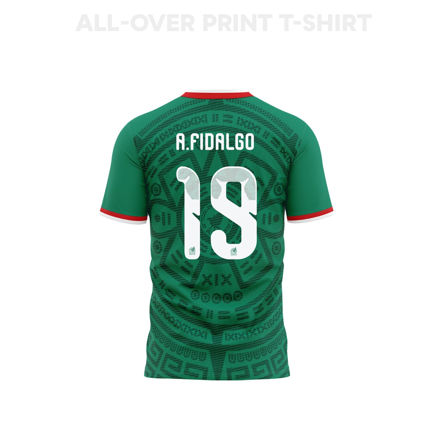 Álvaro Fidalgo 19 Youth Mexico 2026 Home 3D T-shirt Fully Printed – Green