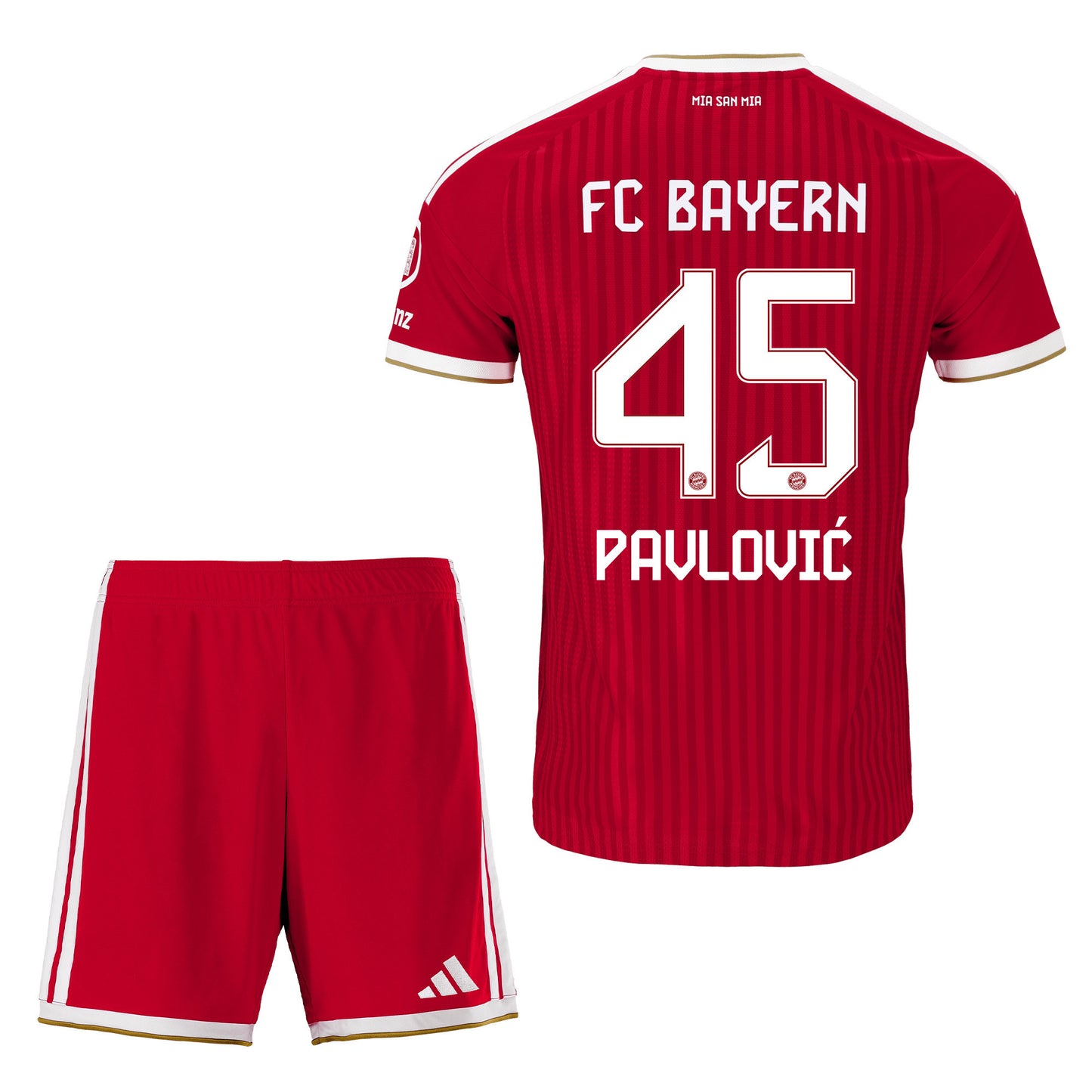 Aleksandar Pavlović 45 Bayern Munich 2026/27 Home Men Jersey & Shorts Set – Red
