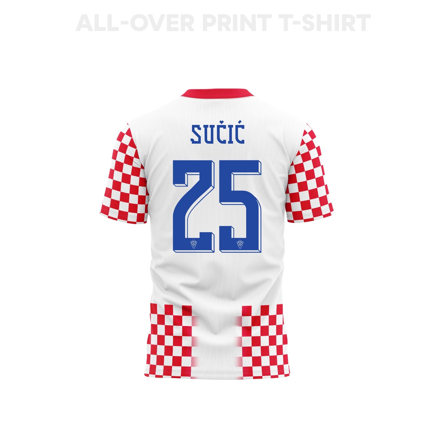 Luka Sučić 25 Croatia 2026 Home 3D T-Shirt Fully Printed – Unisex, White