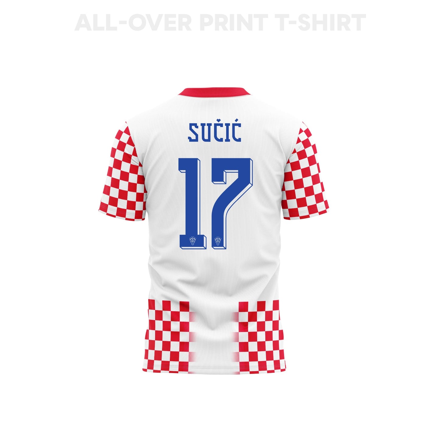 Petar Sučić 17 Croatia 2026 Home 3D T-Shirt Fully Printed – Unisex, White